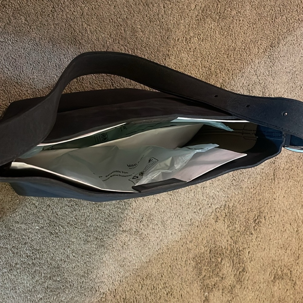 Madewell Gray Suede Tote Bag - Picture 5 of 7